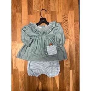 Saving Grace Smocked Turkey Set SIZE: 9M